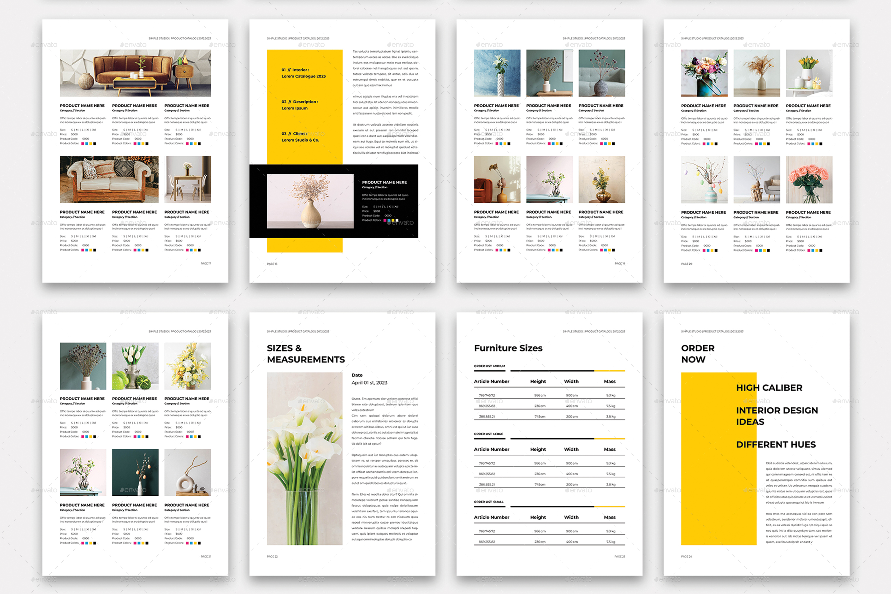Product Catalog Design Template, Print Templates GraphicRiver